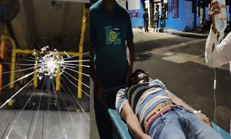 বাসে যাত্রী তোলা নিয়ে রেষারেষি, মার খেতে হল চালককে