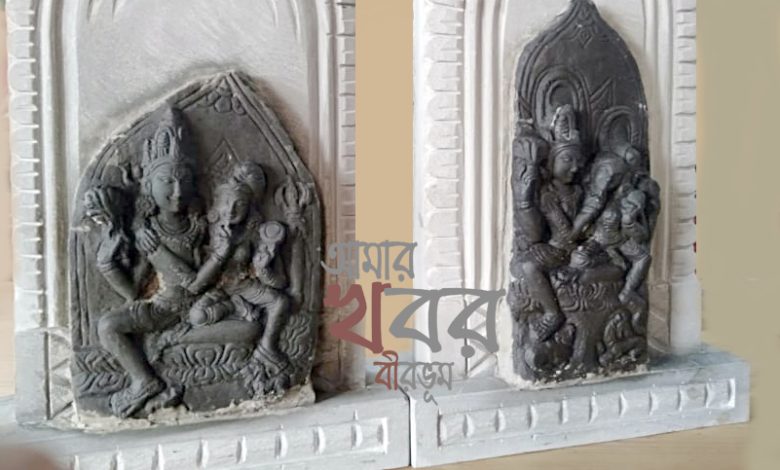 মন্দির সংস্কারের সময় মাটির নিচে থেকে উদ্ধার দেড় হাজার বছর প্রাচীন শিব, পার্বতীর মূর্তি।