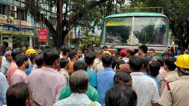 বাসের ধাক্কায় মৃত্যু হল এক সাইকেল আরোহীর