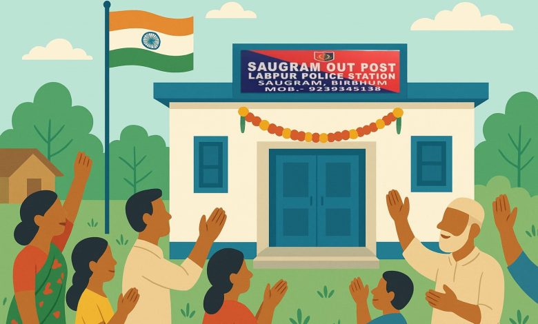লাভপুর থানার সাউগ্রামে নতুন পুলিশ ফাঁড়ির