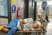 রেল লাইন পার হতে গিয়ে গুরুতর জখম এক ব্যক্তি