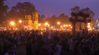 নাম দিয়ে কি যায় চেনা!আনন্দবাজারে মাতল বিশ্বভারতী
