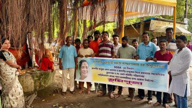 কথা রাখলেন মন্ত্রী চন্দ্রনাথ সিংহ, বোলপুরের স্থায়ী দোকান নির্মাণের সূচনা