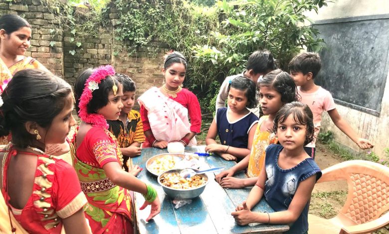 ইন্দাশ প্রাথমিক স্কুলে শারদ উৎসব ও আনন্দমেলা