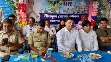 পুজোর আগে সেভ ড্রাইভ, সেভ লাইফ বার্তা নানুরে