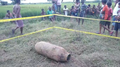 অজয় নদের চর থেকে রহস্যজনক গোলাকার ধাতব বস্তু উদ্ধার, সন্দেহ দ্বিতীয় বিশ্বযুদ্ধের বোমা