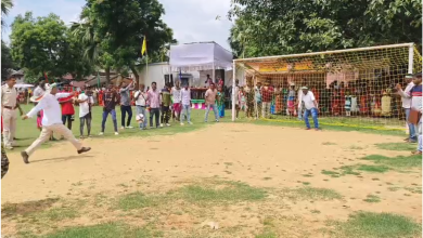 ফুটবল খেলার উদ্বোধনে যুবসমাজকে মাঠে নামার আহ্বান কাজল সেখের