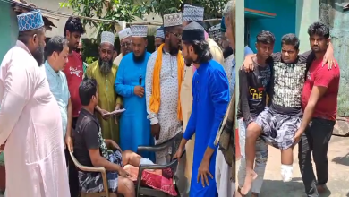 হিন্দু ট্রাক চালককে আর্থিক সাহায্য মুসলিম সম্প্রদায়ের ইমামদের